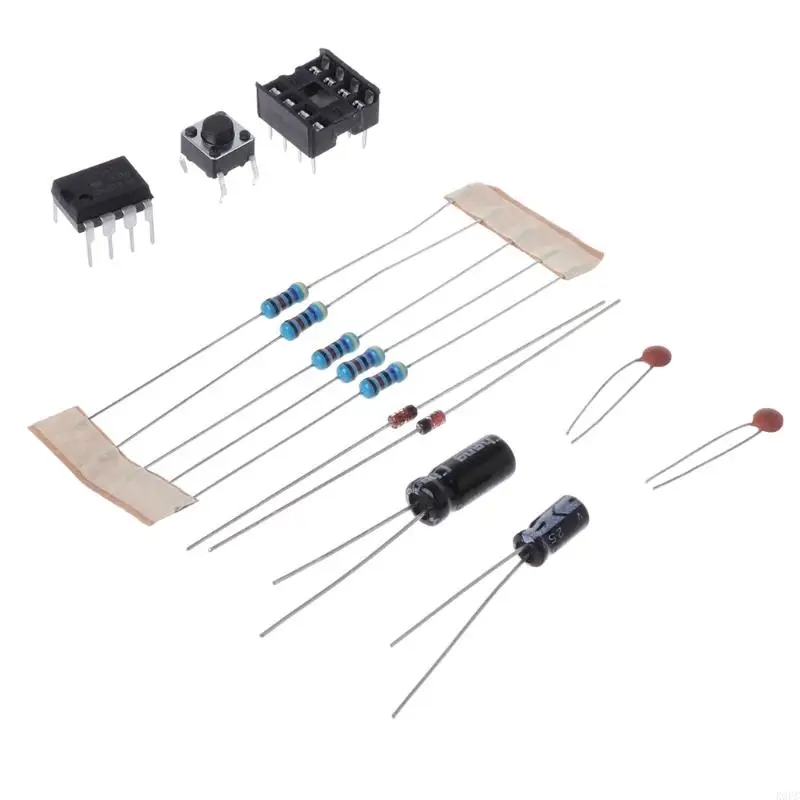 K9FC NE555 Buzzer Oscillator Electronic Diy Tone Generator LED LED 0.25W Altavoz