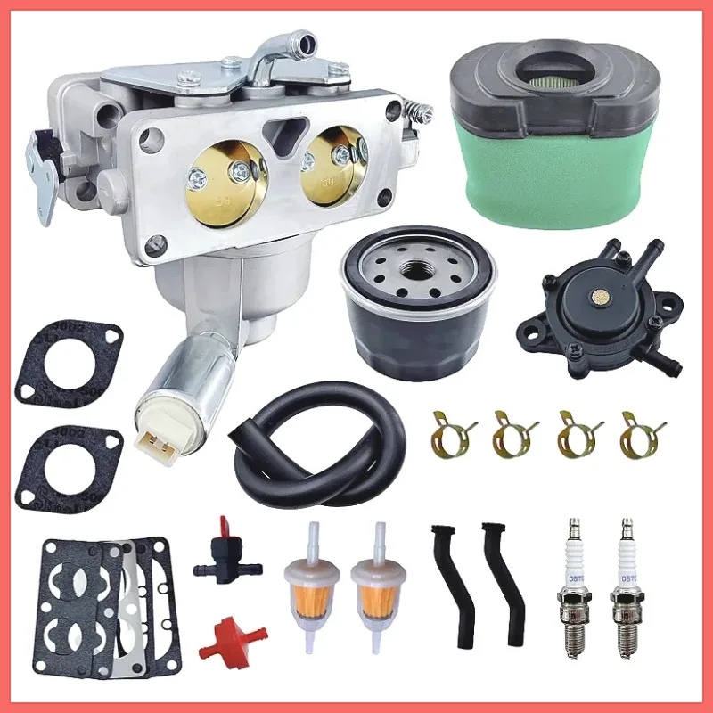 Carburetor Tune-Up Kit for Briggs & Stratton 796227 40G777, 20-25HP Nikki V-Twin 4-Cycle Mower Tractor Engine Repair Parts view 2