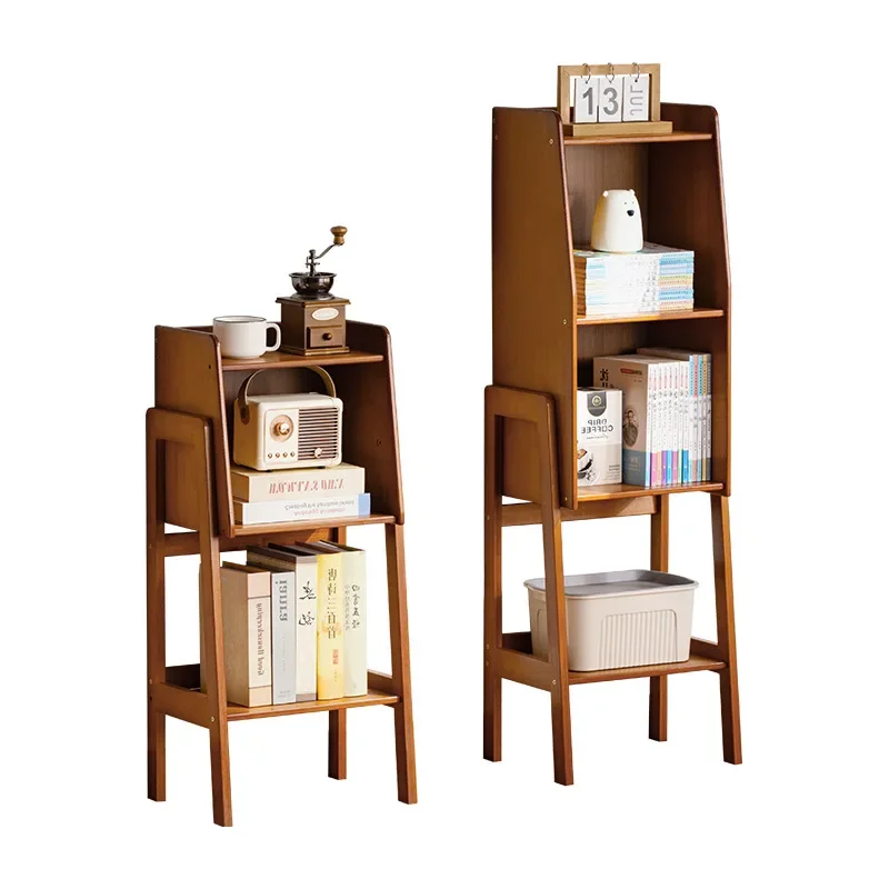 Narrow Freestanding Storage Book Rack Household Display Unit