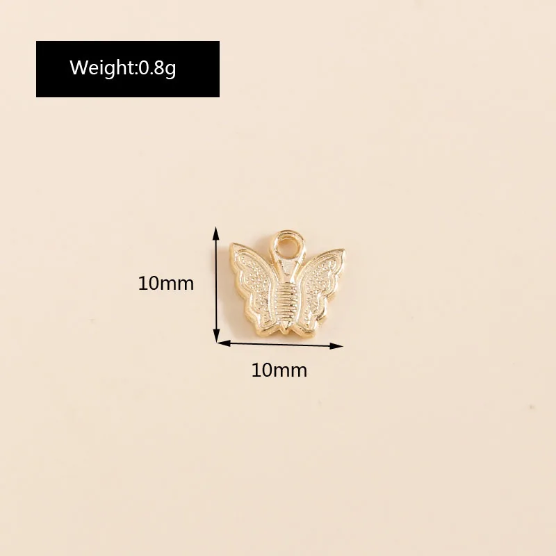 Leslie 30 Stück Tieranhänger aus Legierung, Schmetterlingsanhänger für DIY Handgemachte Armbänder, Halsketten, Schmuckherstellung, Zubehör – Detail 2