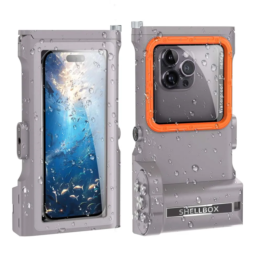

Diving Phone Case Waterproof Photography Phone Pouch with Bluetooth Control for iPhone 16 15 14 13 Samsung S24 S23 S22