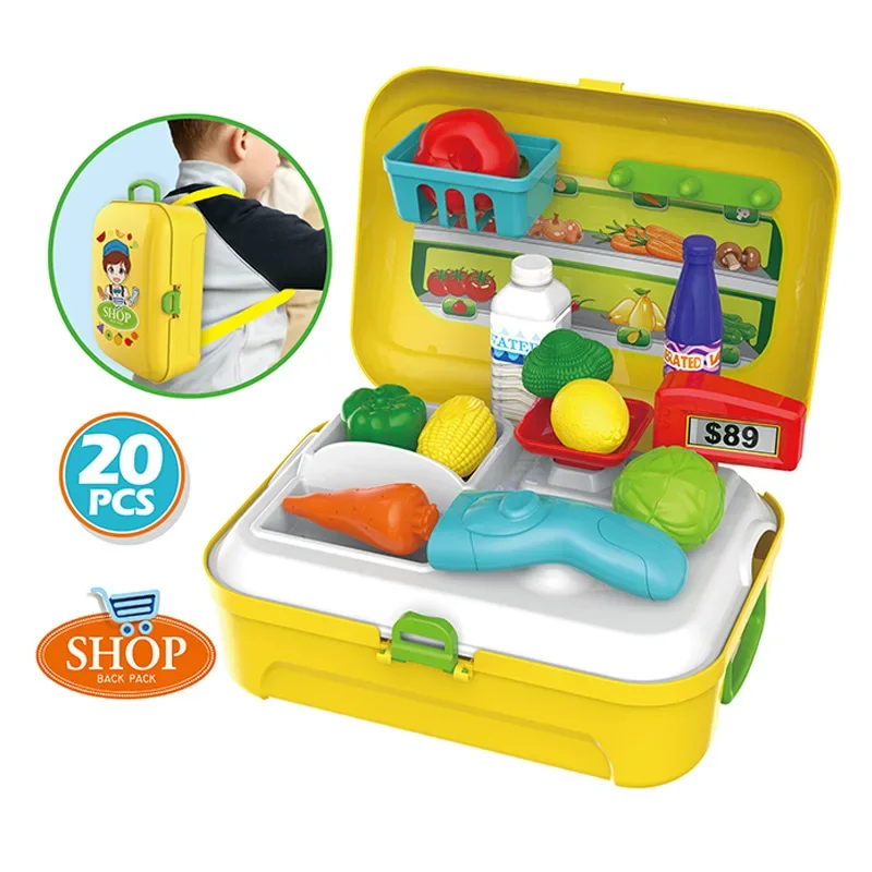 Jouets de cuisine miniatures en plastique pour enfants, jeu de simulation, docteur de la nourriture, lumière itude, ensemble de jouets de cuisine pour enfants, jeux pour filles, chaud, bébé