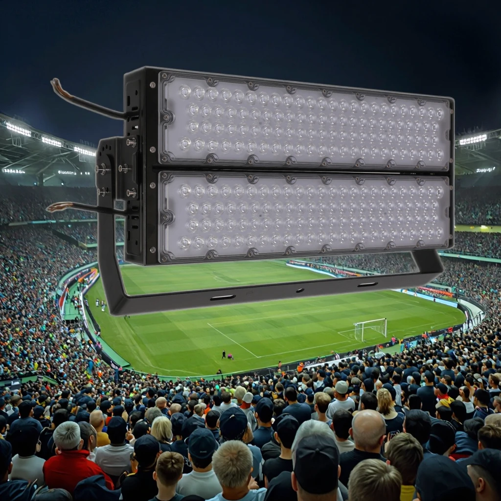 200W-400W SMD High Bright Outdoor LED Flood Light with Aluminum Profile Sports Stadiums IP65 Rated RoHS Certified