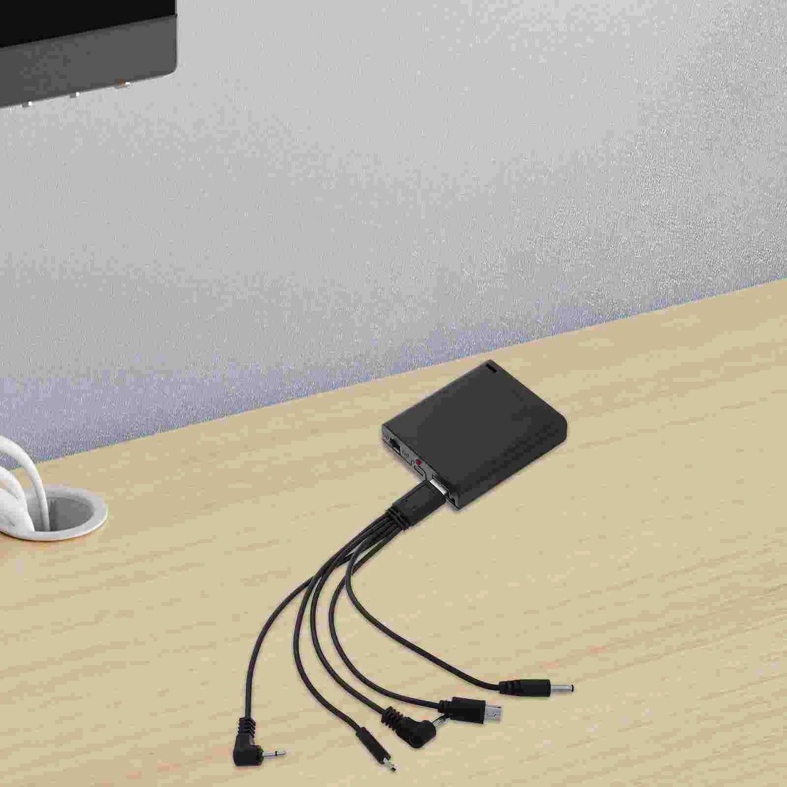 Emergency Unit Safe Box External Power Supply Multi-Jack Power Adapter for Electronic Devices