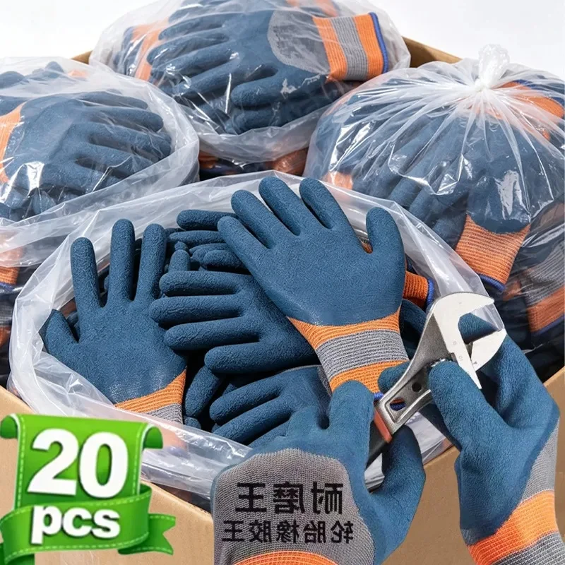 Anti-Slip Reusable Car Repair Labour Work Gloves Gardening Gloves Mittens for Men Women Construction Site Car Repair Wholesale