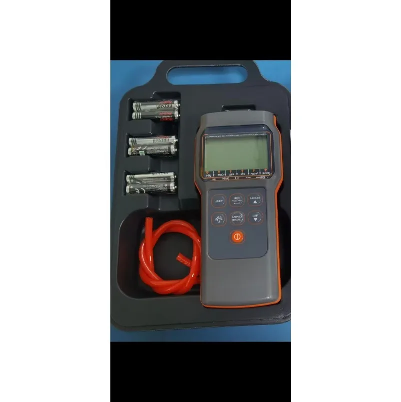 2027    Digital Differential Pressure Gauge 15PSI Air Conditioning Pipeline Pressure Tester AZ82152