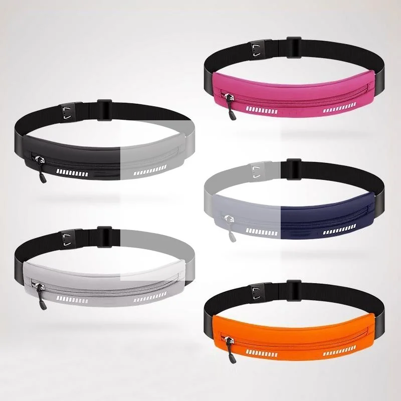 

1 PC Elastic Invisible Foldable Running Waist Bag With Large Capacity For Sports And Fitness Discreet Portable Storage Solution