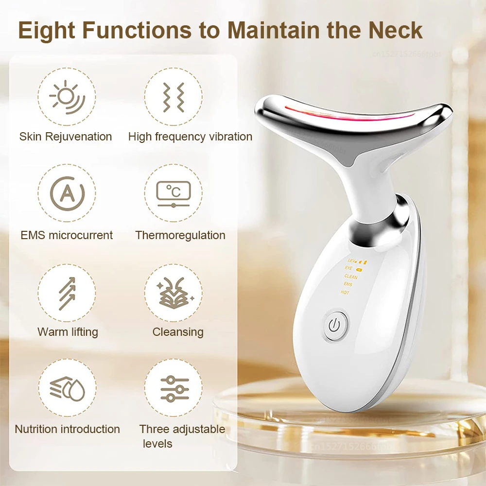 Face Lifting Machine EMS Facial Microcurrent Device Neck Face Lifting Massager Skin Tighten  Anti-wrinkle Double Chin Remover