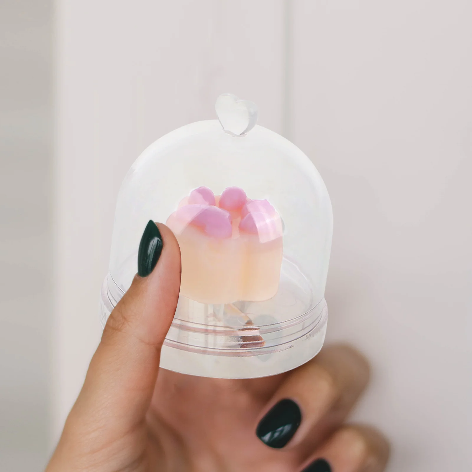 Rossetto che cambia colore con design a zampa di gatto, balsamo labbra idratante per donne, per la cura delle labbra secche, labbra morbide e idratate tutto il giorno