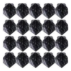 Bundle of 20 Standard Dart s Professional Durable PET Dart Tail Wing - Fits for Steel/Soft Tip Darts