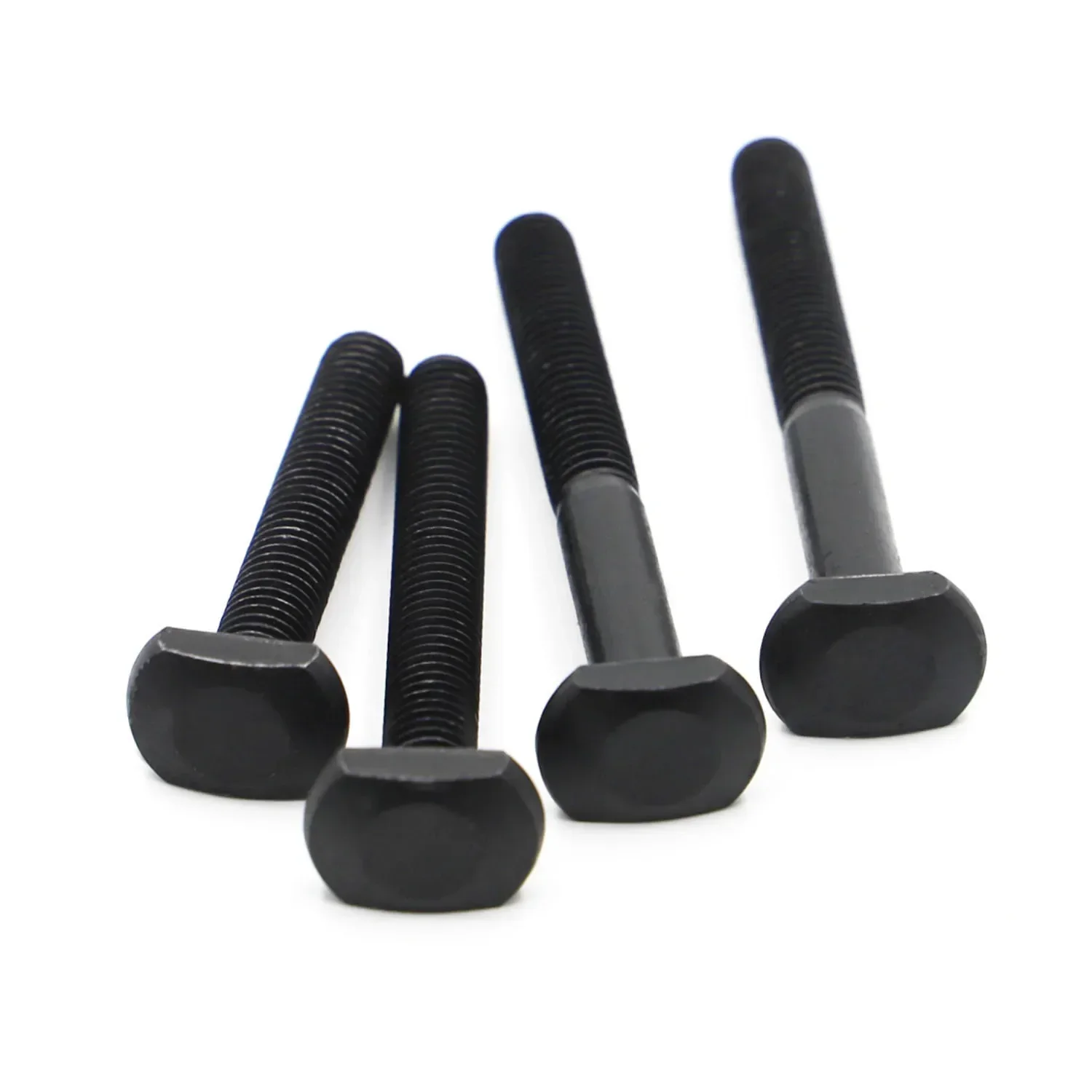 GB37 M6 M8 M10 M12 Black Carbon Steel T Shape Punch Milling Machine Screw Threaded Rod Clamping Cap Bolt T-Slot T-head Bolts