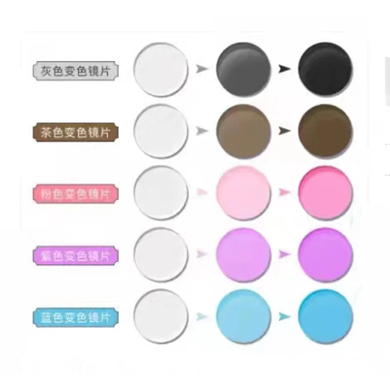 

1.61 Photochromic Pink or Blue or Purple Single Vision Lens SPH Range -8.00~+6.00 Max CLY -6.00 Optical Lenses for Eyewear