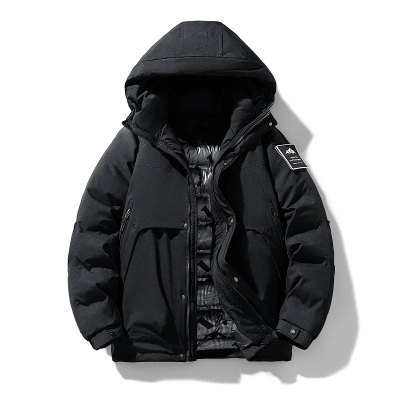 سترات باركاس رجالية سميكة بغطاء للرأس معاطف شتوية مريحة ودافئة من القطن متعددة الألوان تناسب جميع الملابس الرجالية غير الرسمية