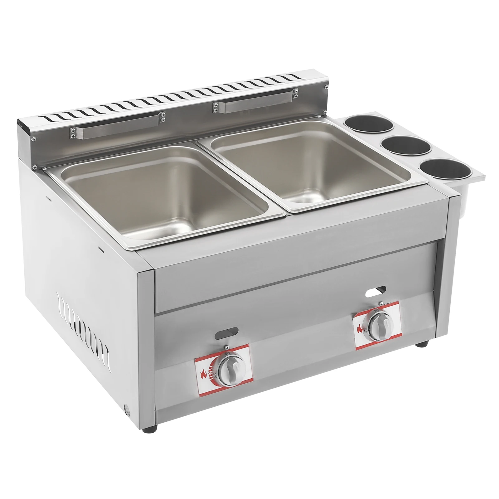 kitchen accessories-Commercial Deep Fryer: Quick Heat-Up, Dual Tank Large Capacity, Efficient and High-Quality Cooking