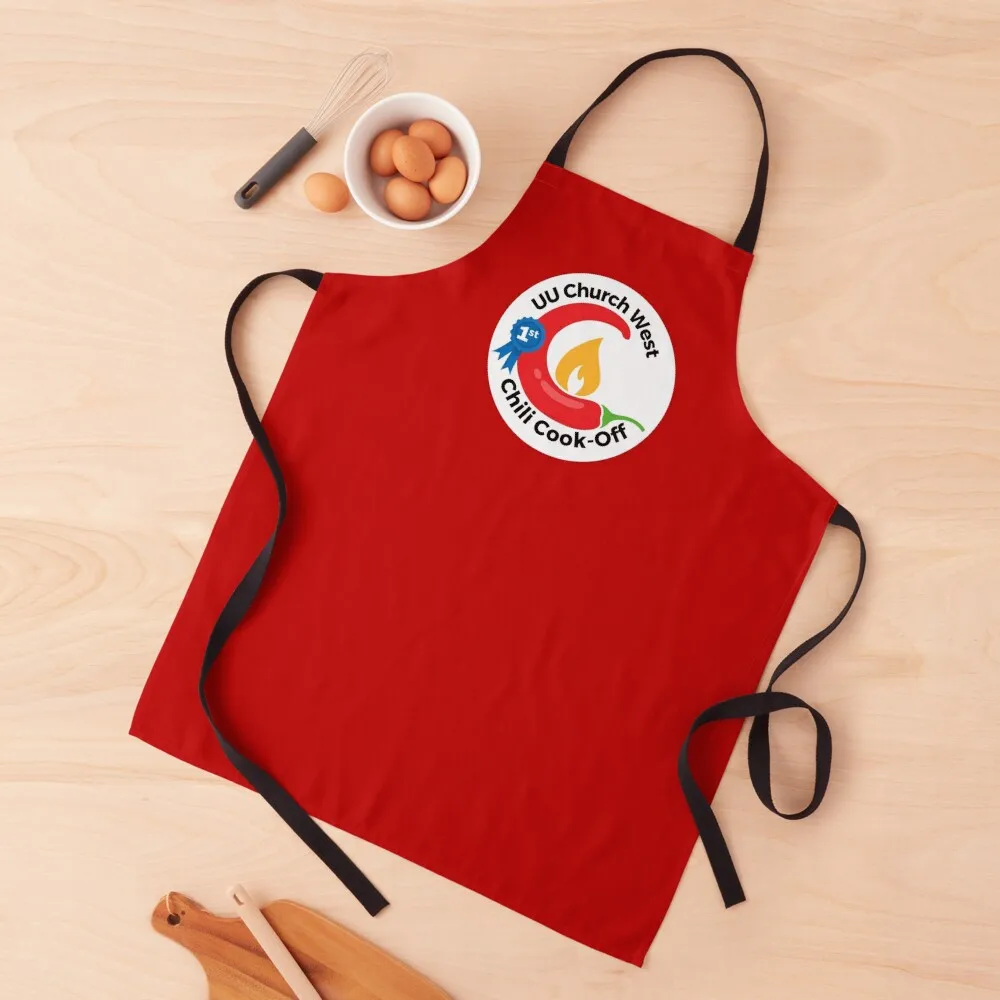 UUCW's Chili Cook-Off Apron Women Kitchen Chef Accessories kitchen item Apron