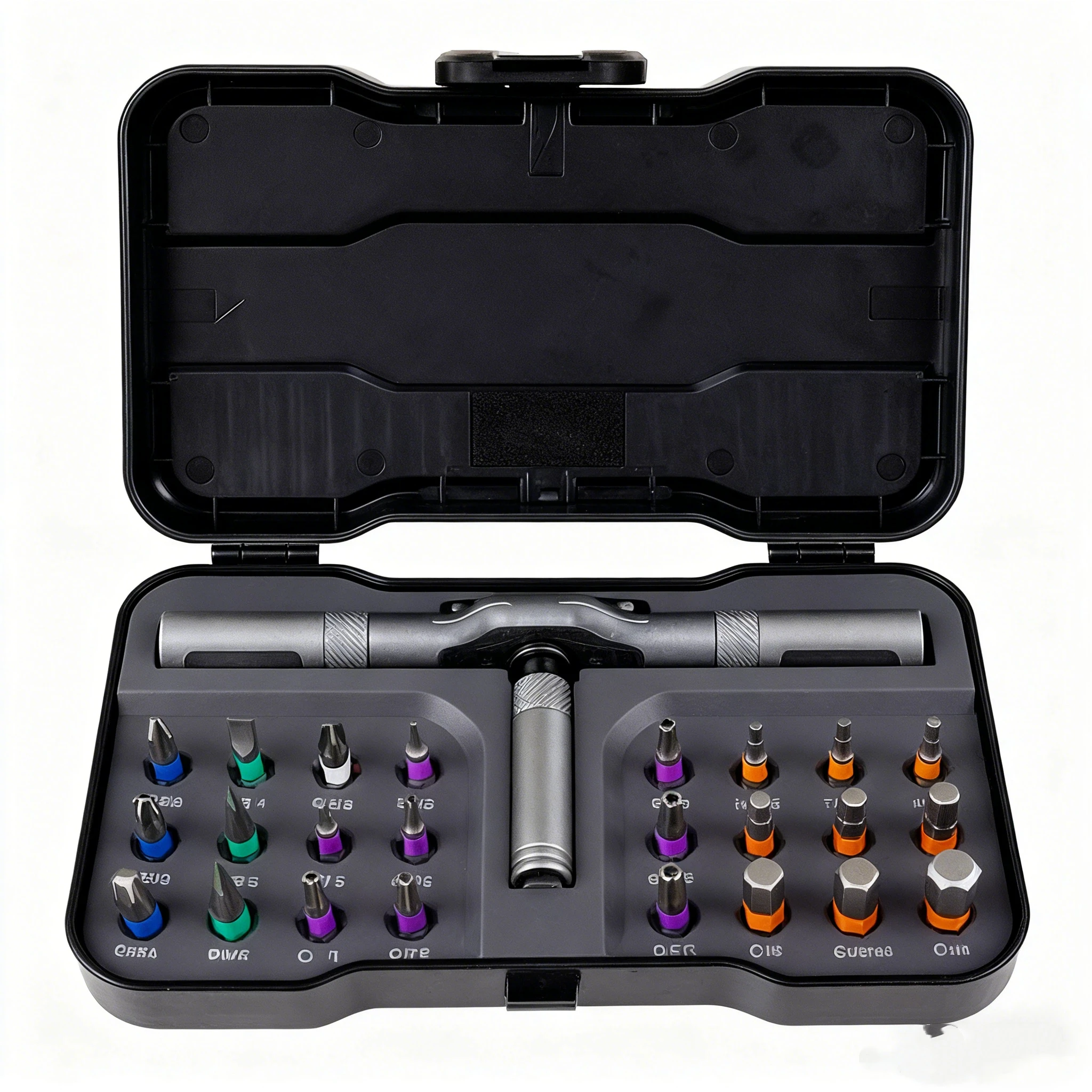 24-in-1 multifunctionele ratelschroevendraaierset, multi-magnetische bits, mini-reparatieset, huishoudgereedschap voor pc & bureau etc. - afbeelding 2