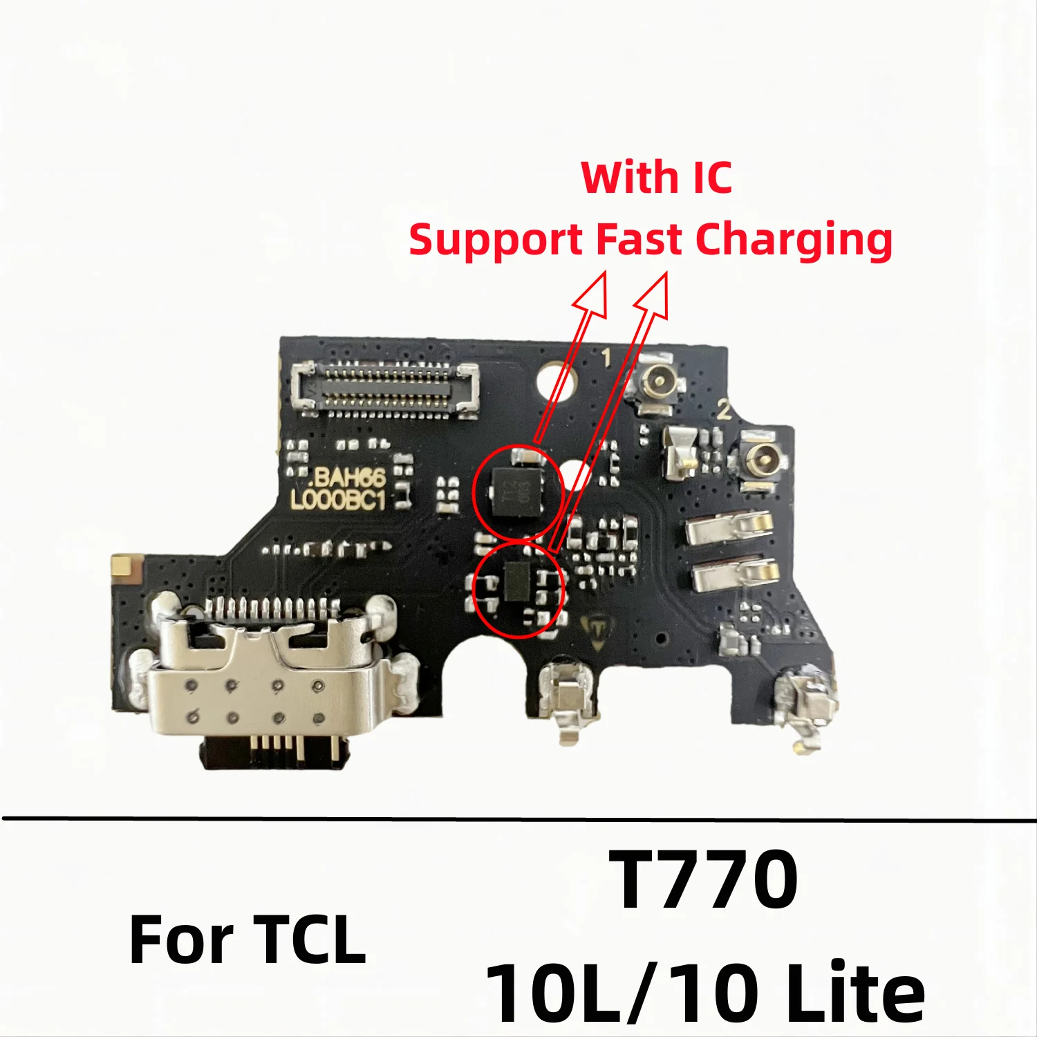 USB 충전기 도크 커넥터 보드 충전 포트 플렉스 케이블, TCL 플렉스 10L 10 20R 20 30 5G 프로 40 SE XE 20Y T767H 30 플러스