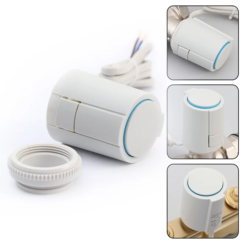 1 нормально открытый/нормально закрытый коллектор теплого пола переменного тока 230 В, электрический привод M30 * 1,5 для термостата теплого пола