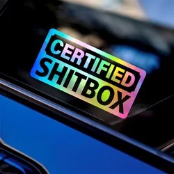 Certified Shitbox Decal Car Sticker Car Decal Camping Vinly Decal Auto Tuning Styling Motorhome Decoration Car Accessorie