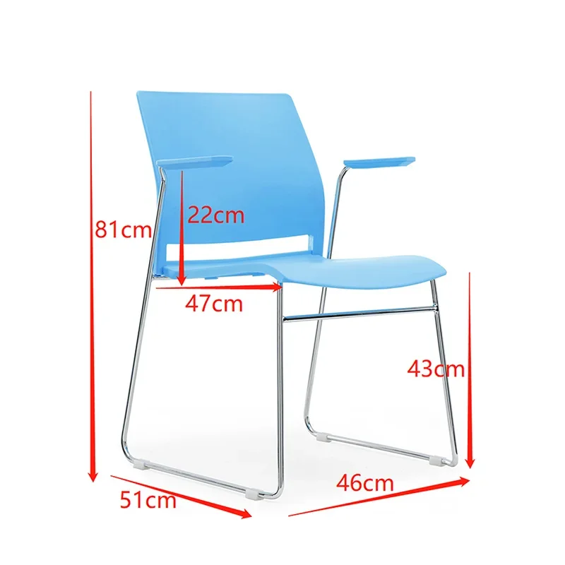 الشمال البلاستيك كرسي مكتب الترفيه مساند للذراعين الإبداعية مؤتمر كرسي مكتب مريح بسيط أثاث المكاتب Cadeira FYOC #6