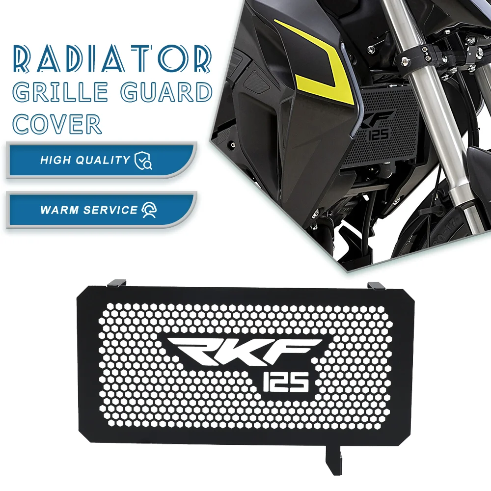 

For Keeway RKF 125 RKF125 2018-2023 2024 New Motorcycle Accessories Radiator Guard Grille Grill Cooler Cooling Cover Protection