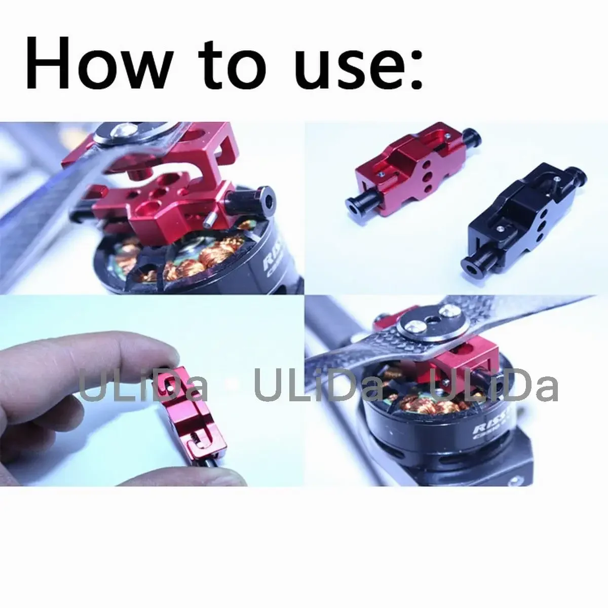 CNC Aluminum 12mm Press Quick Remove Propeller Mount for RC Drone Quadcopter