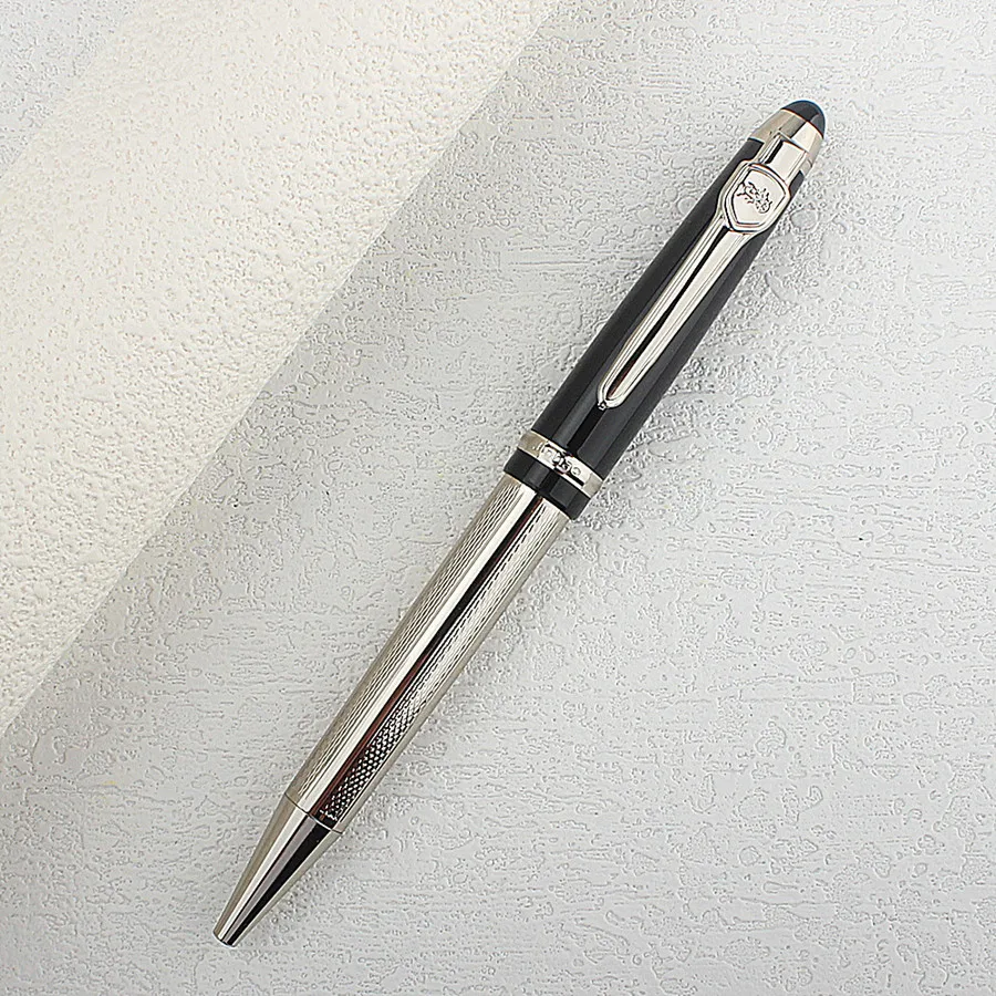 

Jinhao Premium Metal Ballpoint Pen for Smooth Writing Experience and High-End Design-Black Ink-Office