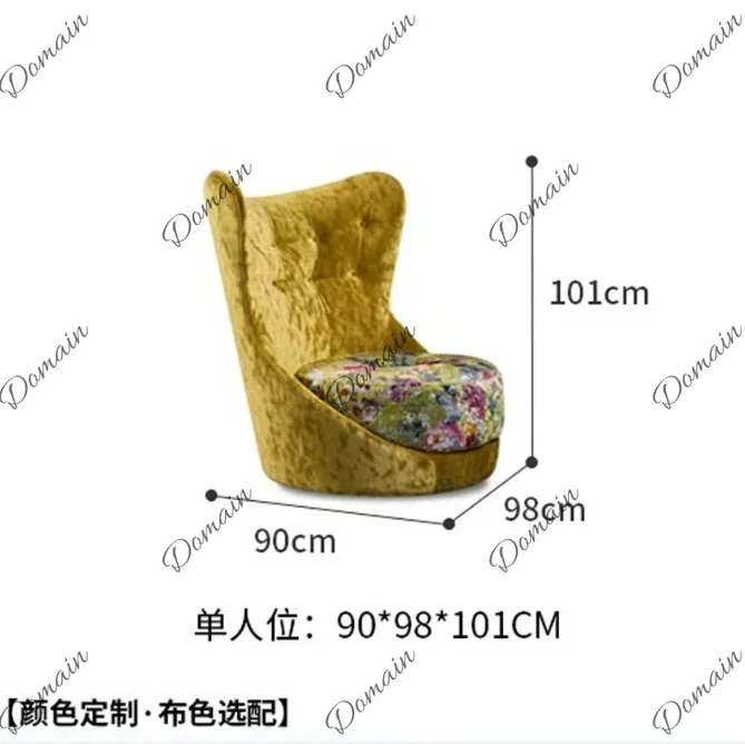 ppQ ASS French Modern Simple Light Luxury Special-shaped Retro Pattern Fabric Corner Combination Sofa view 3