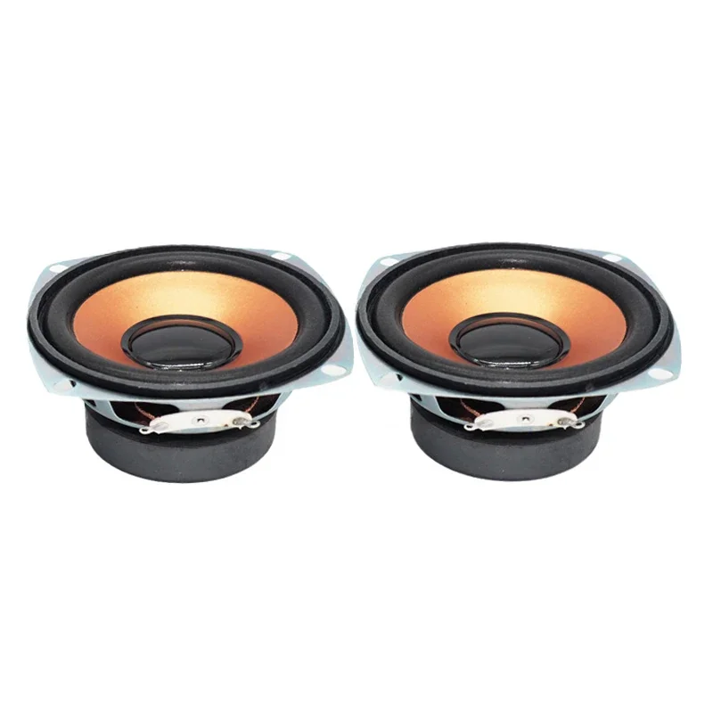 2 PCS/lot 3 Inch Bass Speaker Square 4 Ohm 10W Midrange Woofer DIY BT Subwoofer Loudspeaker For Home Sound System