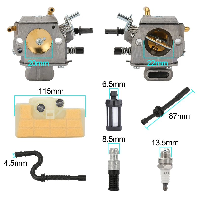 XCAN المكربن ل Stihl ملف الإشعال Ms290 Ms310 Ms390 029 039 290 فلتر الهواء خط الزيت شرارة التوصيل أجزاء المنشار