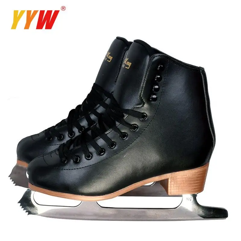 Neue Winter Eis Hockey Skates Schuhe Mit Eis Klinge Erwachsene Jugendliche Kinder Professionelle PU Thermische Warme Verdicken Komfortable Anfänger