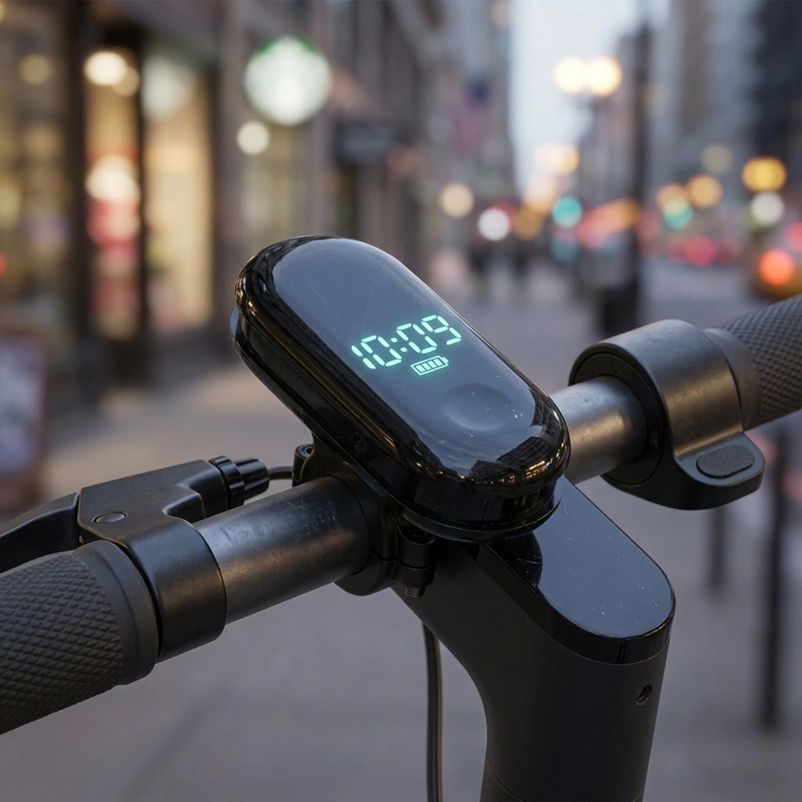 For Night Riding Scooter Digital Clock Vehicle Time Piece Night Light Display For Bikes Electric Scooter Backlit Night Display
