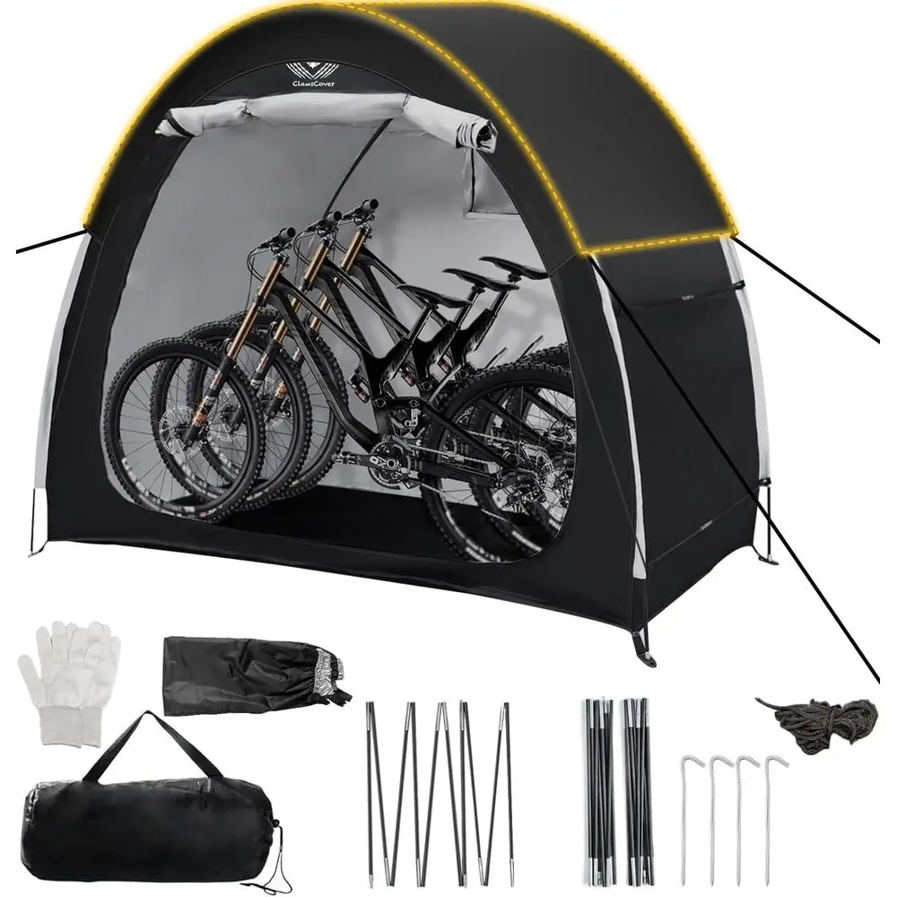 

Bike Tent Outdoor Storage Shed, with Rain Cover,Waterproo Zipper,Waterproo Anti-UV 210D rd abric,Outside ycle Storage Shelter it