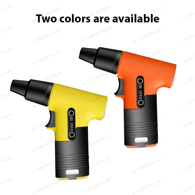 Mini Turbo Fan 130000RPM Electric Air Duster Rechargeable Blowing and Suction Dual-purpose Dust Removal Jet Dry Blower for Home