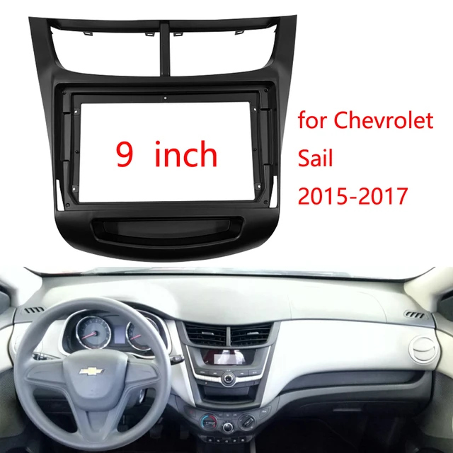 Car Audio 9 "duży ekran 2DIN Adapter ramy Fascia dla Chevrolet Sail 3 zestaw ramki panelu montażowego deski rozdzielczej # HQ3399