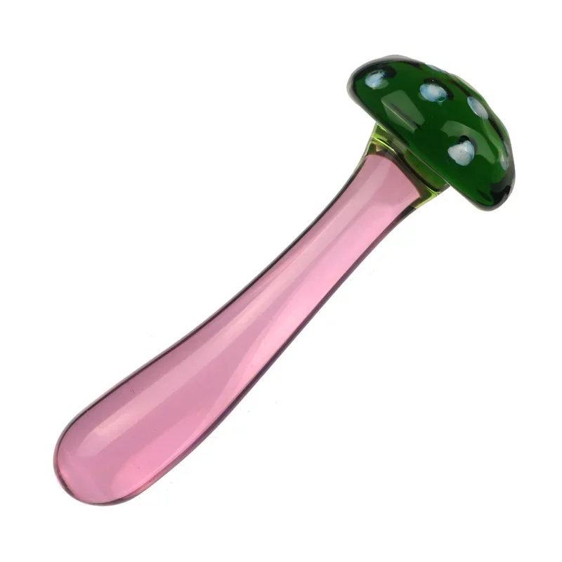 New Transparent Anal Plug, Glass Anal Dilator, Female Sexual Products, Vestibular Toy, Masturbator, Mushroom Massage Stick 18+