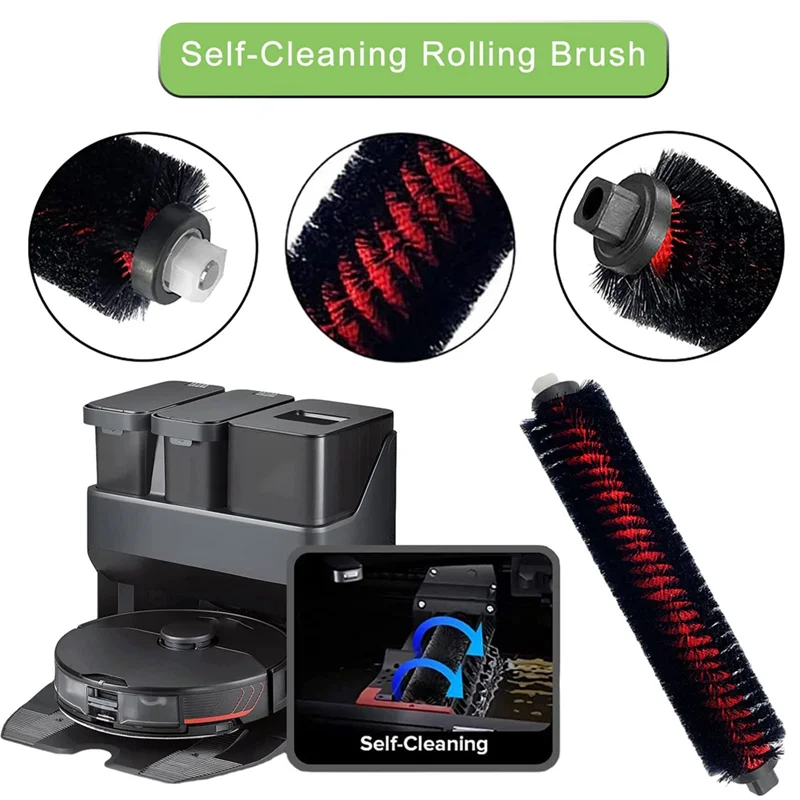 

ABDJ-For Roborock S7 Maxv Ultra S7 Pro Ultra Accessories Roller Brush High-Speed Cleaning Mop Cloth Filter Set