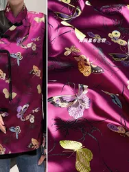 Brocade Jacquard Fabric New Chinese Style Jacket Vest Apparel Sewing Fabric Wholesale Cloth Meters Diy Material
