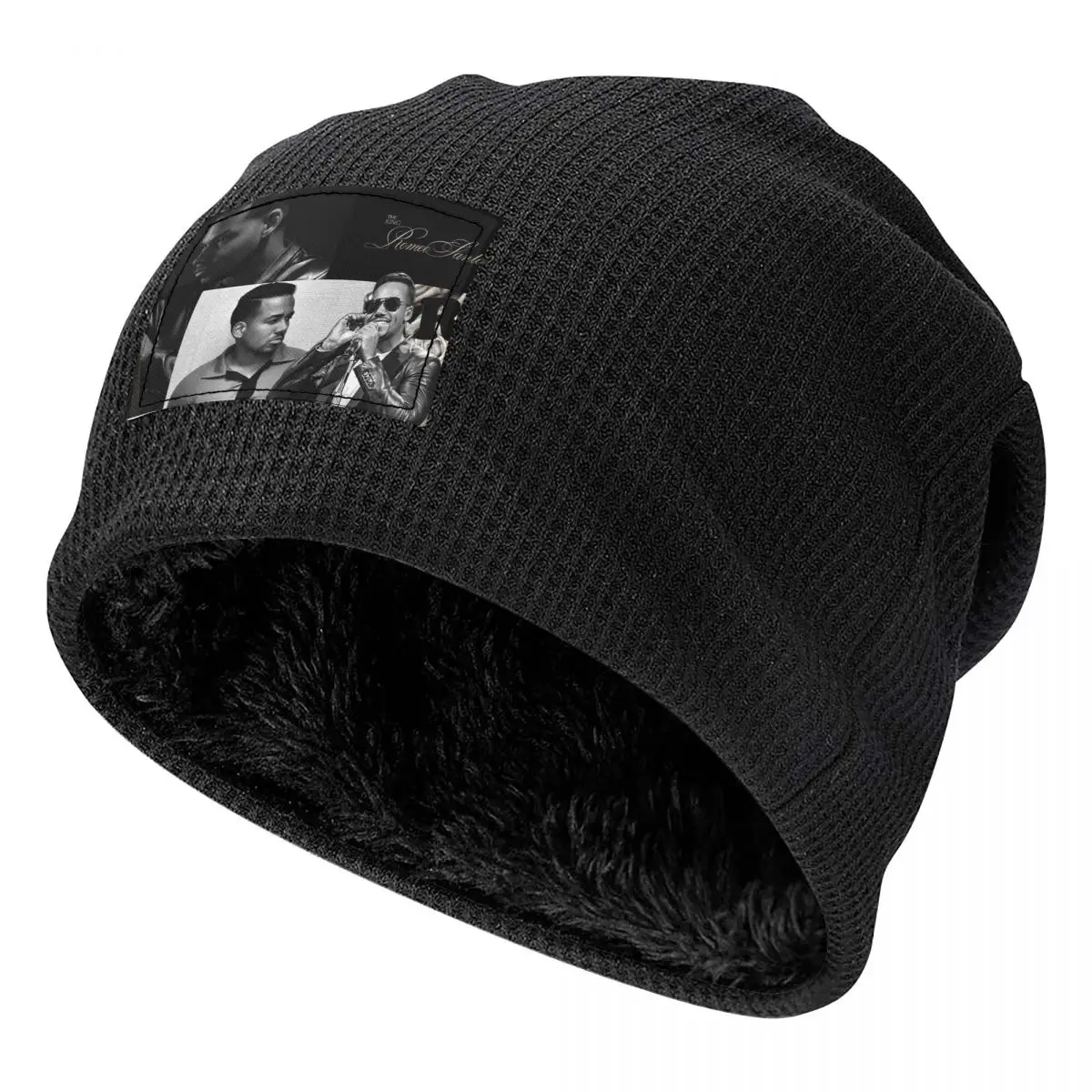 Latin Singer Romeo Santos Unisex Adult Beanies Caps Fleece-Lined Bonnet Hat Warm Fashion Autumn Winter Outdoor Skullies Hats