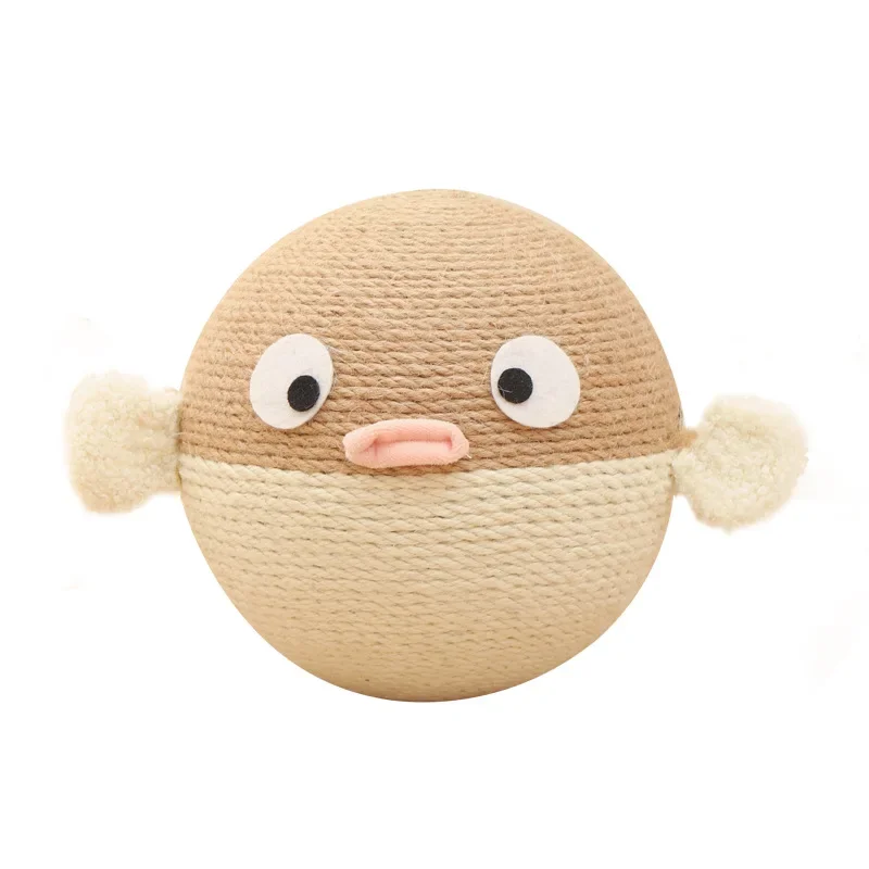 

CANBOUN New Hot Cat Scratch Ball Leaky Food Ball Toys Amuse Themselves Sisal Resistant Cat Scratch Ball Pet Supplies Wholesale