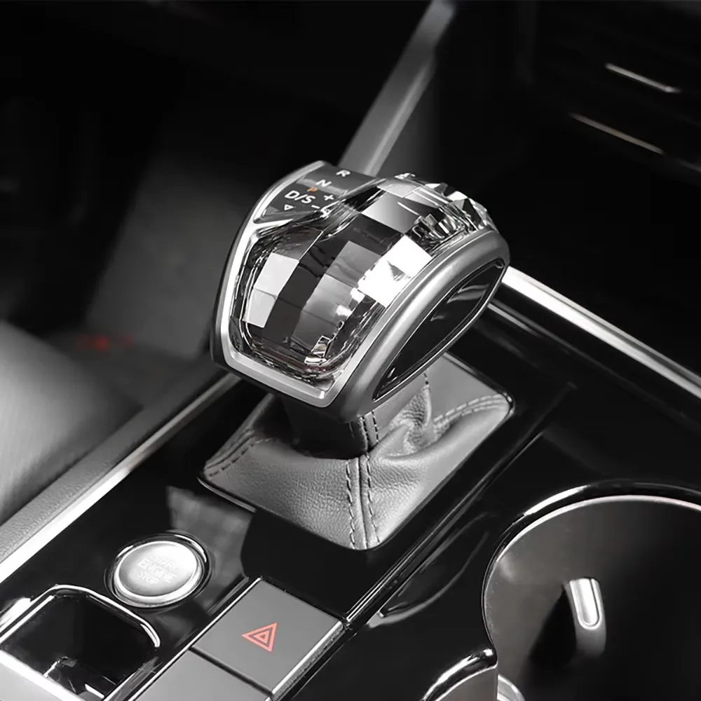 Fit For Volkswagen VW Touareg 2019-2022 2023 New Luxury Car Crystal Gear Shift Knob Head Cover Shift Lever Handle Gearbox Stick