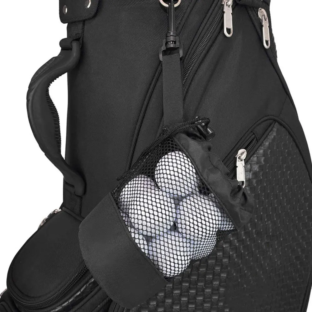 

Tennis Ball Storage Bags Mesh Design Waist Holder Easy to Clean Durable High-Class Nylon Material Large Capability Tennis