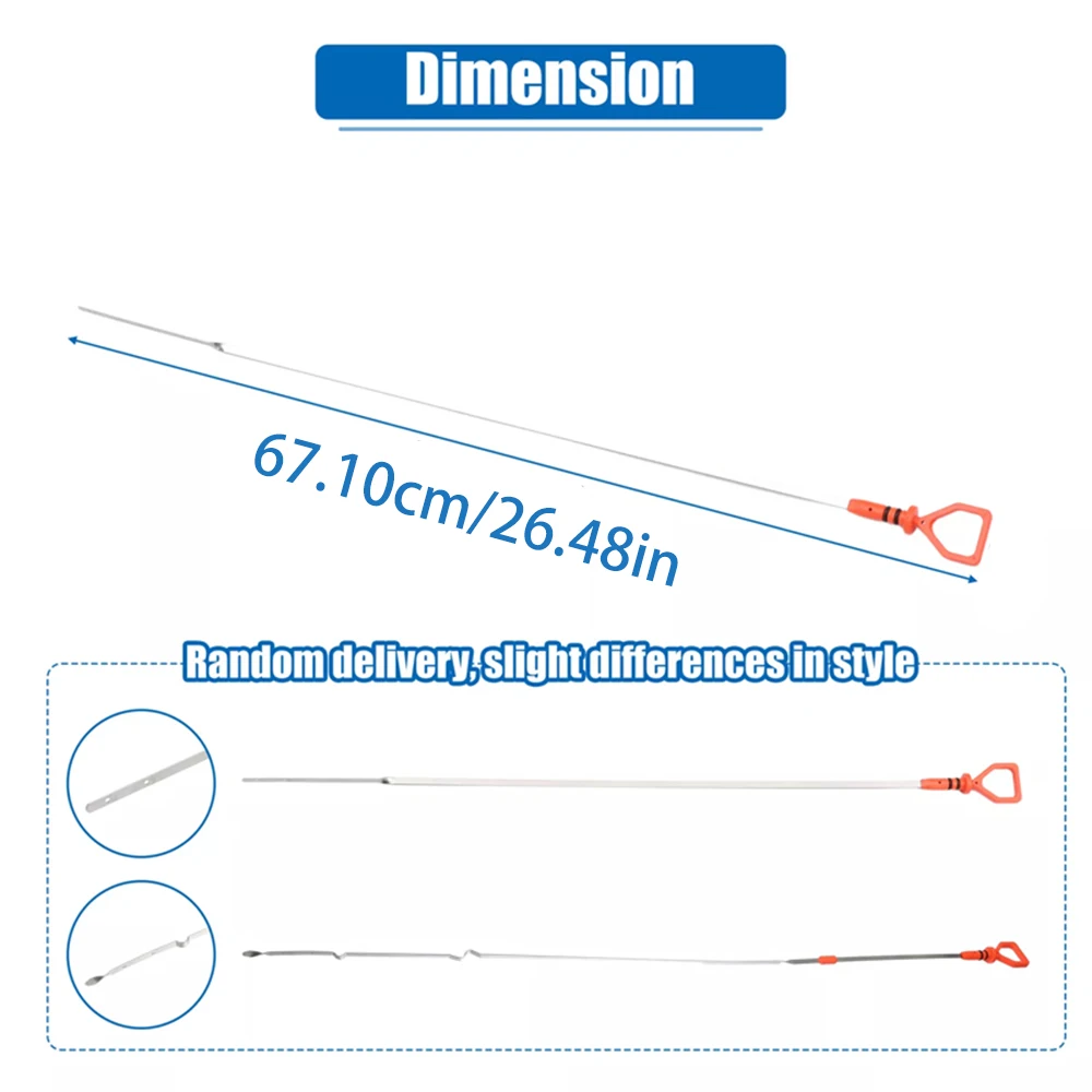 For Honda Accord 2013-2017 for Honda CR-V 2015-2019 No.156505A2A04 Orange Engine Oil Level Indicator Dipstick