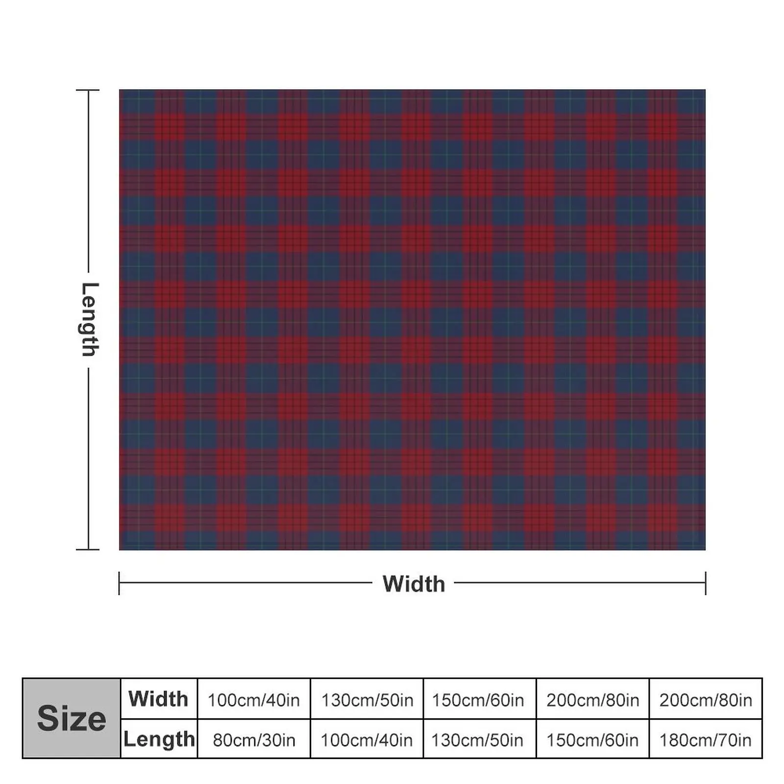 Clan Robinson Tartan Throw Blanket decorative Hair Winter beds Summer Blankets