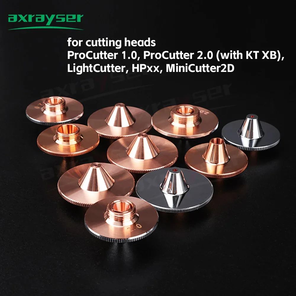 10/50PcsD28 M11 Fiber Plate Laser Cutting Nozzle Detailed Cutouts Nozzles for Precitec ProCutter1.0 2.0 LightCutter MiniCutter2D