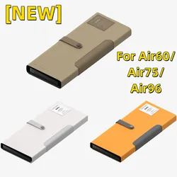 Nuphy NuFolio V3 Suit Air V2 Series, estojo de couro exclusivo, acessório amarelo para Air75 V2, Air60 V2, Air96 V2