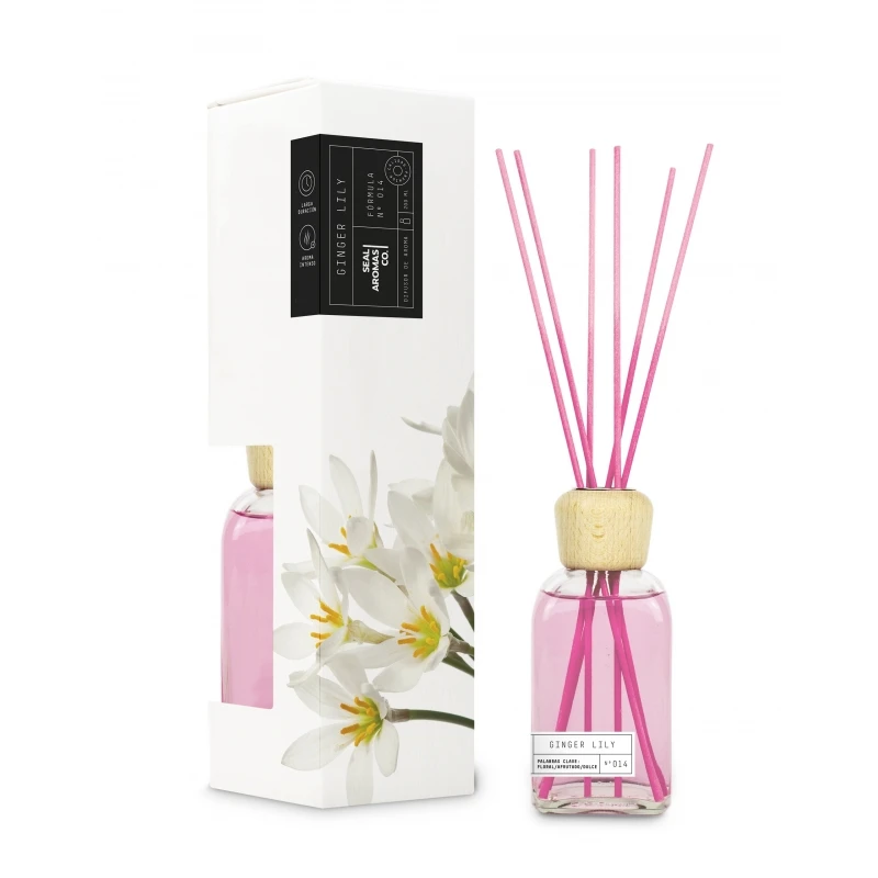 Mikado Ginger Lily Essential 220 ml air freshener 007340 long lasting fresh Aroma diffuser