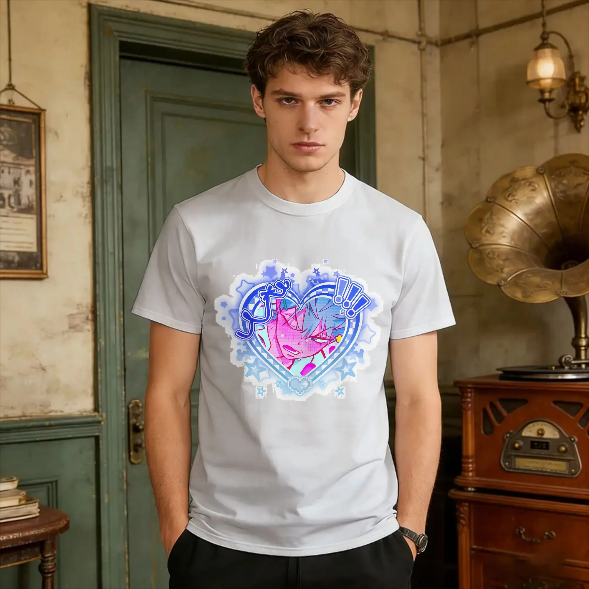 Alien Stage Ivantill T-Shirt Summer  100 Cotton T-Shirts For Men Casual Tshirt Short-Sleeve Funny Top Tees