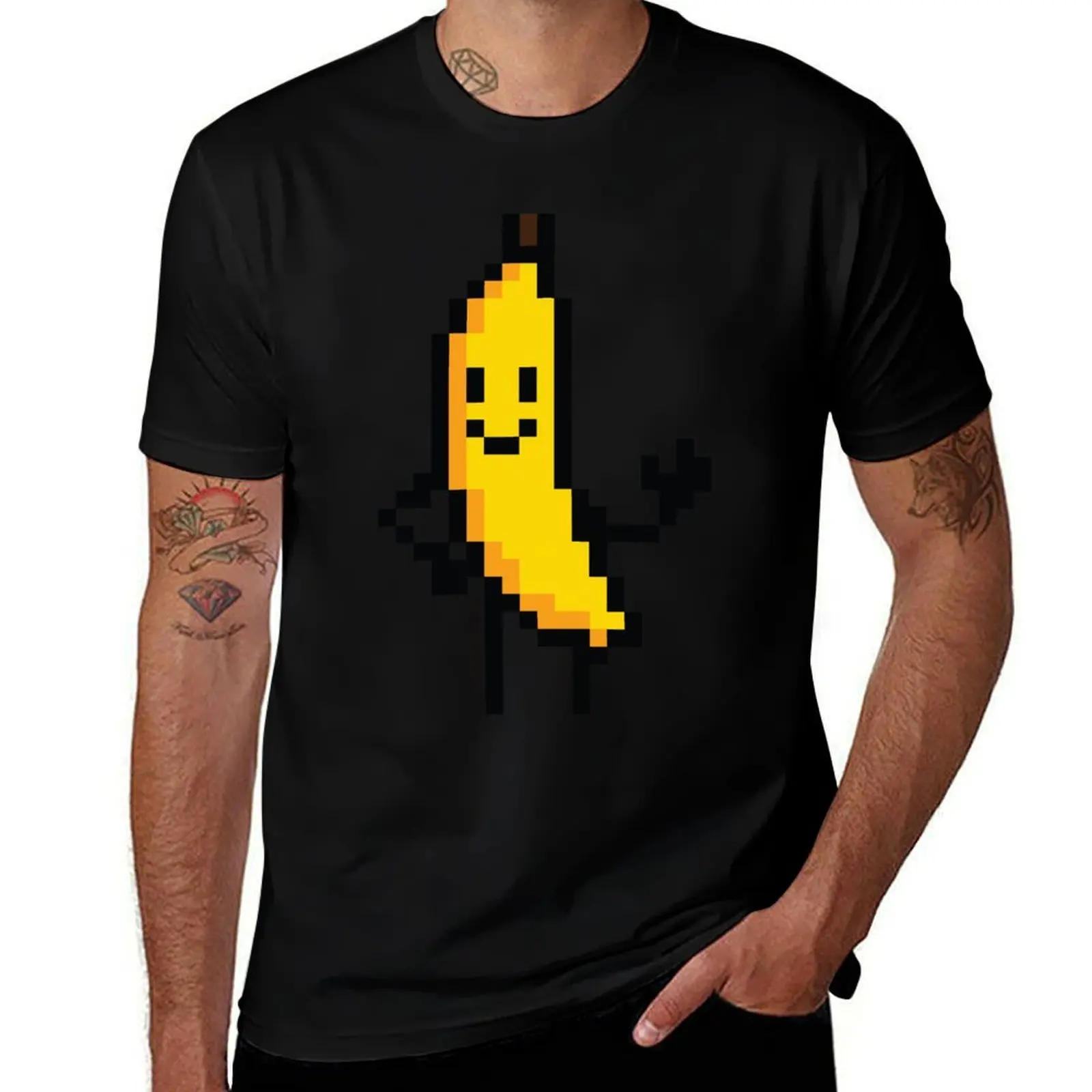 

Standing banana T-Shirt man t shirt man clothes fashion shirts kawaii clothes mens cotton t shirts