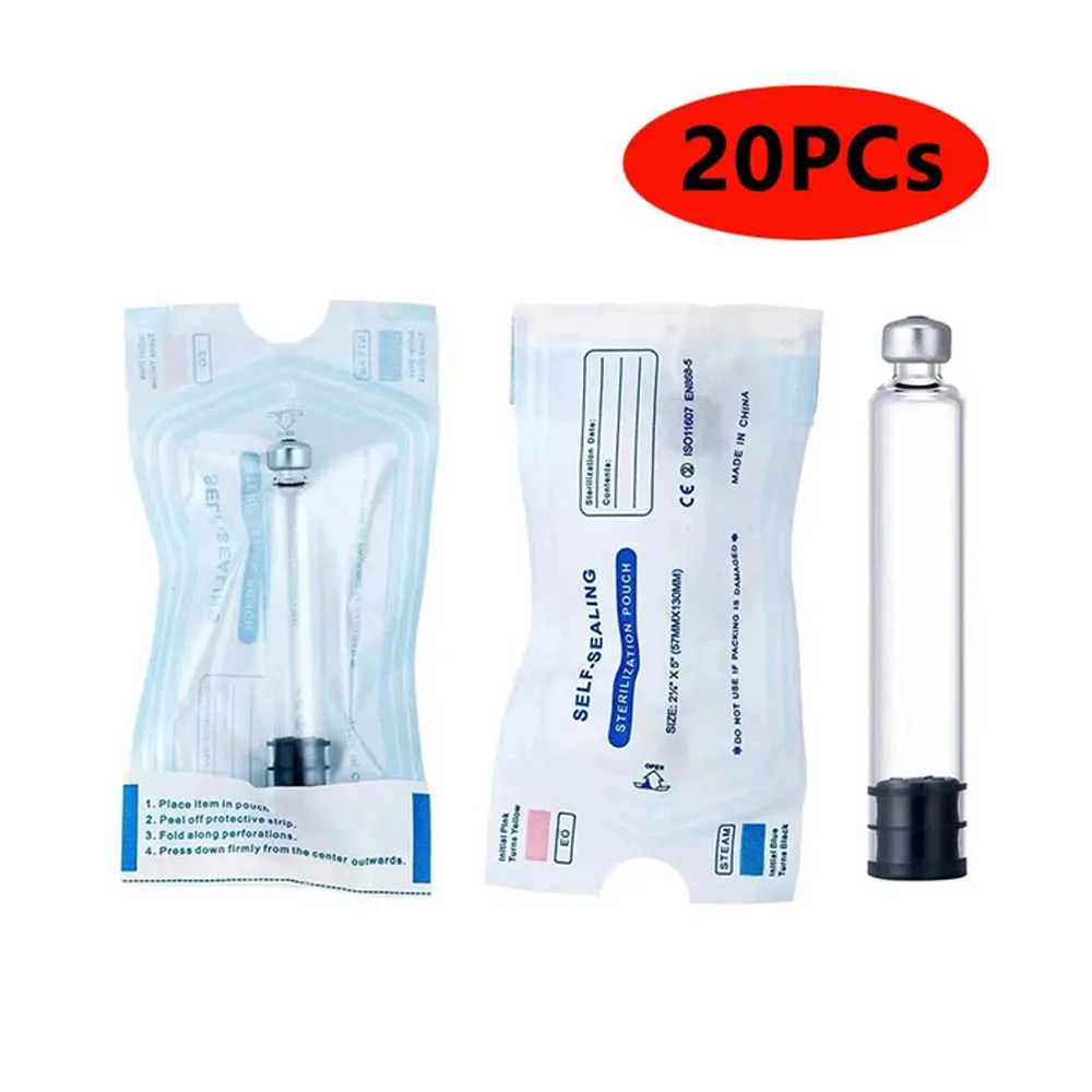 

20Pcs/lot Insulin cartridges 3ml Cassette Bottle for Lilly Insulin Injection Pen Individual Packaging Medical Aesthetics